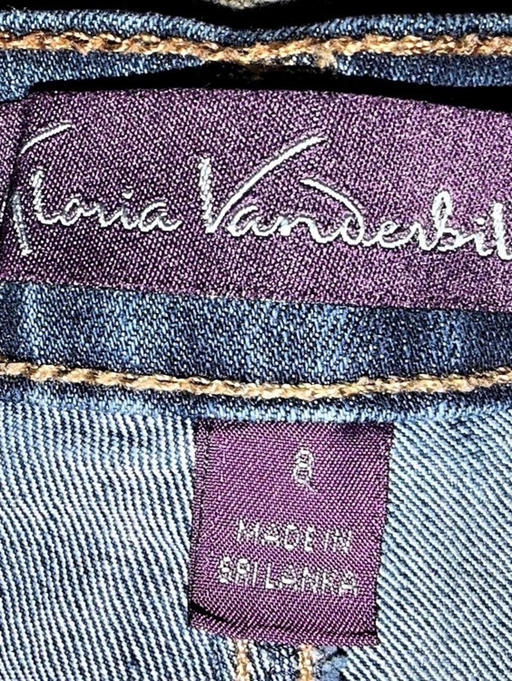 Gloria Vanderbilt Amanda Women’s Straight-Leg Jeans Size 8 - Picture 5 of 7